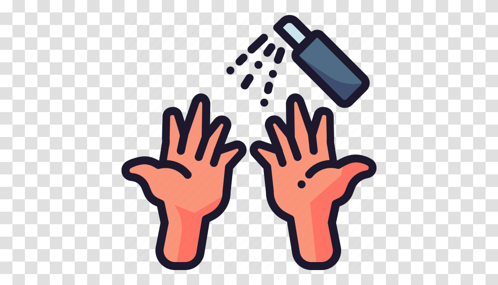 Antiseptic, Hand, Cowbell Transparent Png