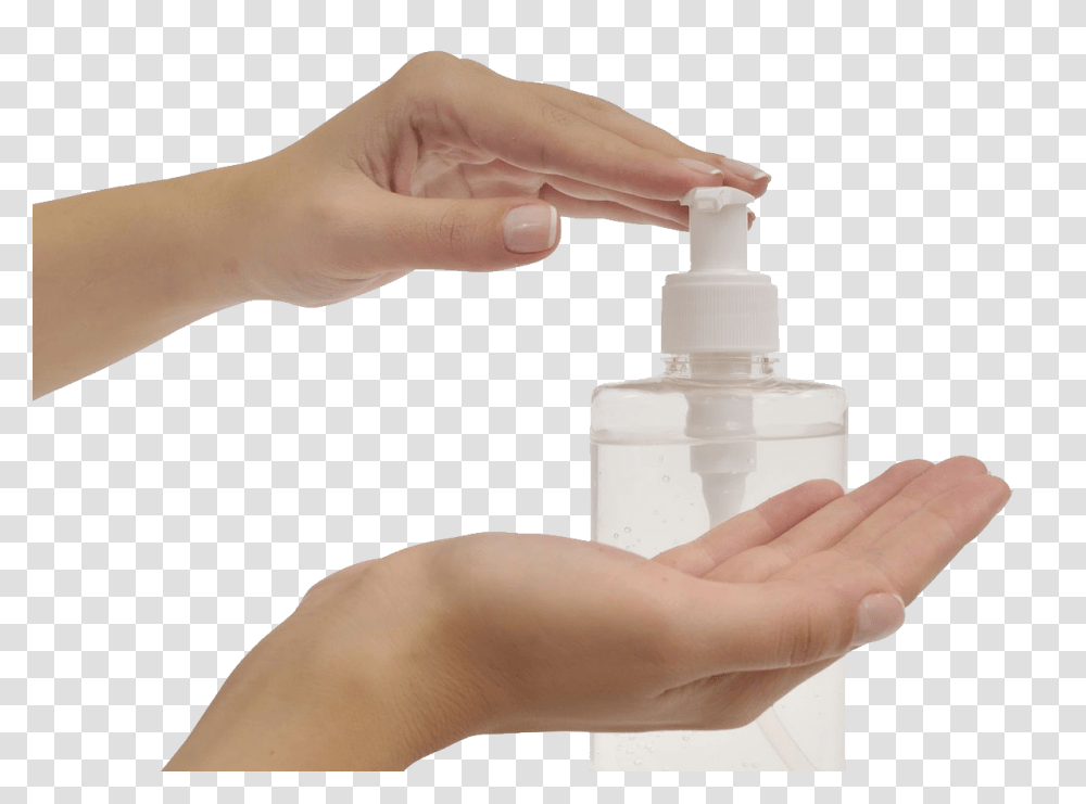 Antiseptic, Person, Human, Bottle, Finger Transparent Png