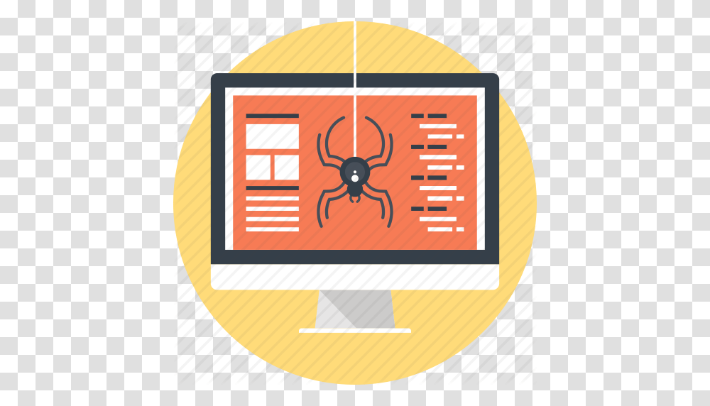 Antivirus Bug Computer Protection Security Spider Virus Icon, Label, Animal, Postal Office Transparent Png