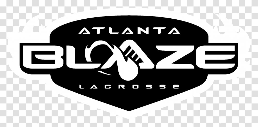 Antlanta Lacrosse Logo Atlanta Blaze, Label, Text, Sticker, Symbol Transparent Png