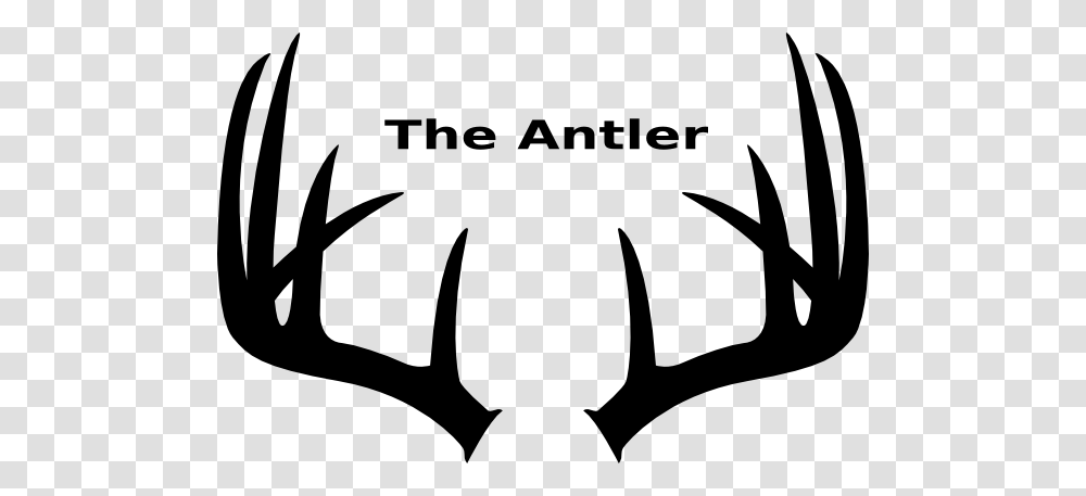 Antler Clipart Silhouette, Stencil, Scissors, Blade, Weapon Transparent Png