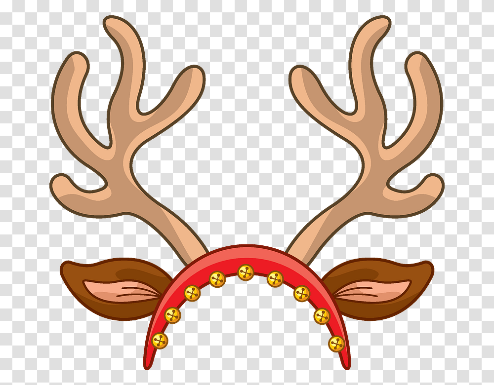 Antlers Clipart Christmas Reindeer Antlers Clipart Transparent Png