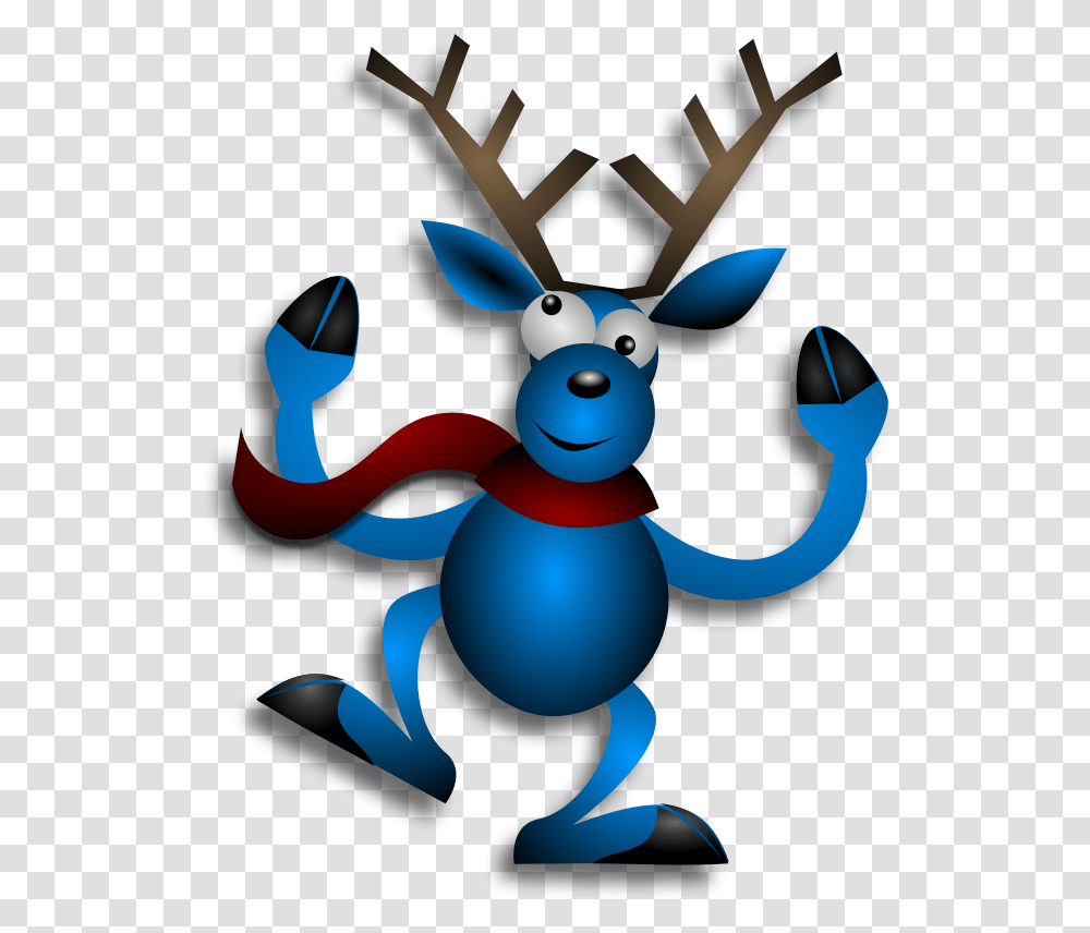 Antlers Free Dancing Reindeer Reindeer Dancing Christmas Clipart, Wildlife, Mammal, Animal, Toy Transparent Png