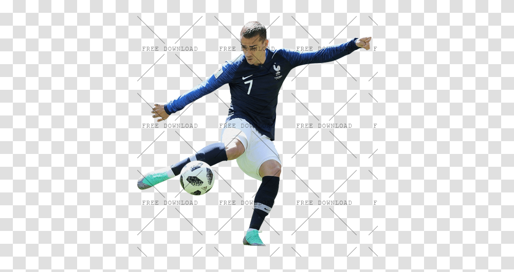 Antoine Griezmann Db Image With Background Antoine Griezmann France, Person, Human, Soccer Ball, Football Transparent Png