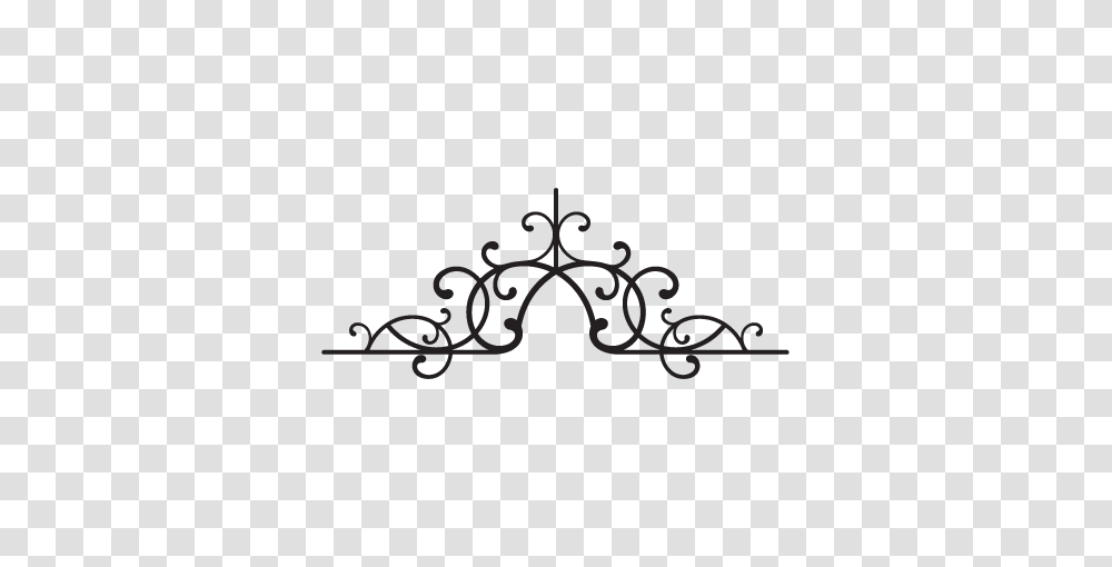 Antoinette Wrought Iron Headboard Wall Wall Art Decal, Accessories, Accessory, Jewelry, Cross Transparent Png