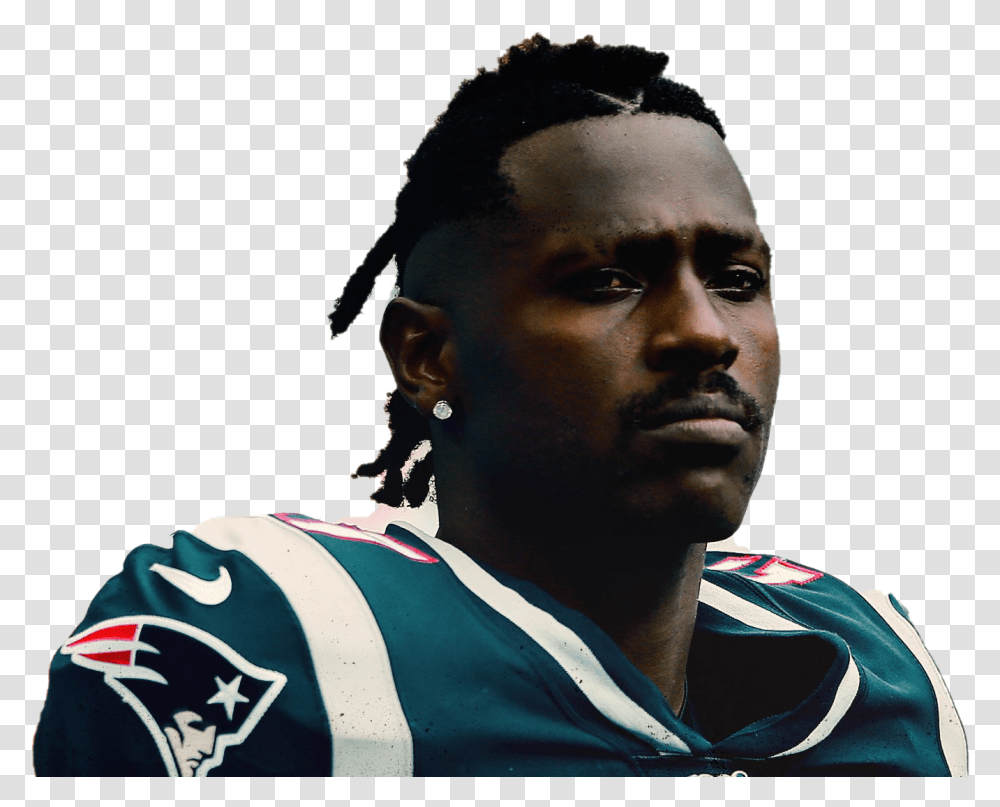 Antonio Brown High Portrait Of Football Players, Person, Face, People, Man Transparent Png