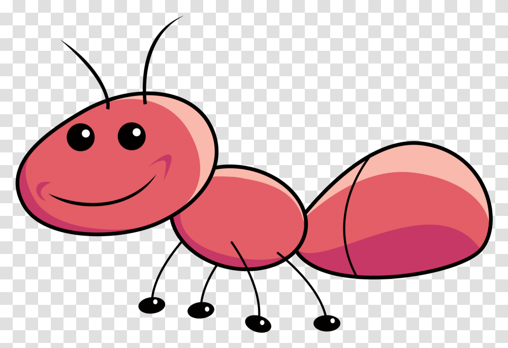 Ants Clipart Vector Cartoon Cute Ant, Mouth, Animal, Cosmetics Transparent Png
