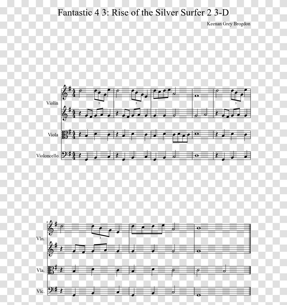 Ants Go Marching Violin Sheet Music, Gray, World Of Warcraft Transparent Png