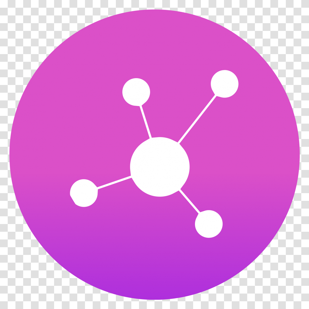 Antu Atomix Dot, Balloon, Purple, Pin, Network Transparent Png