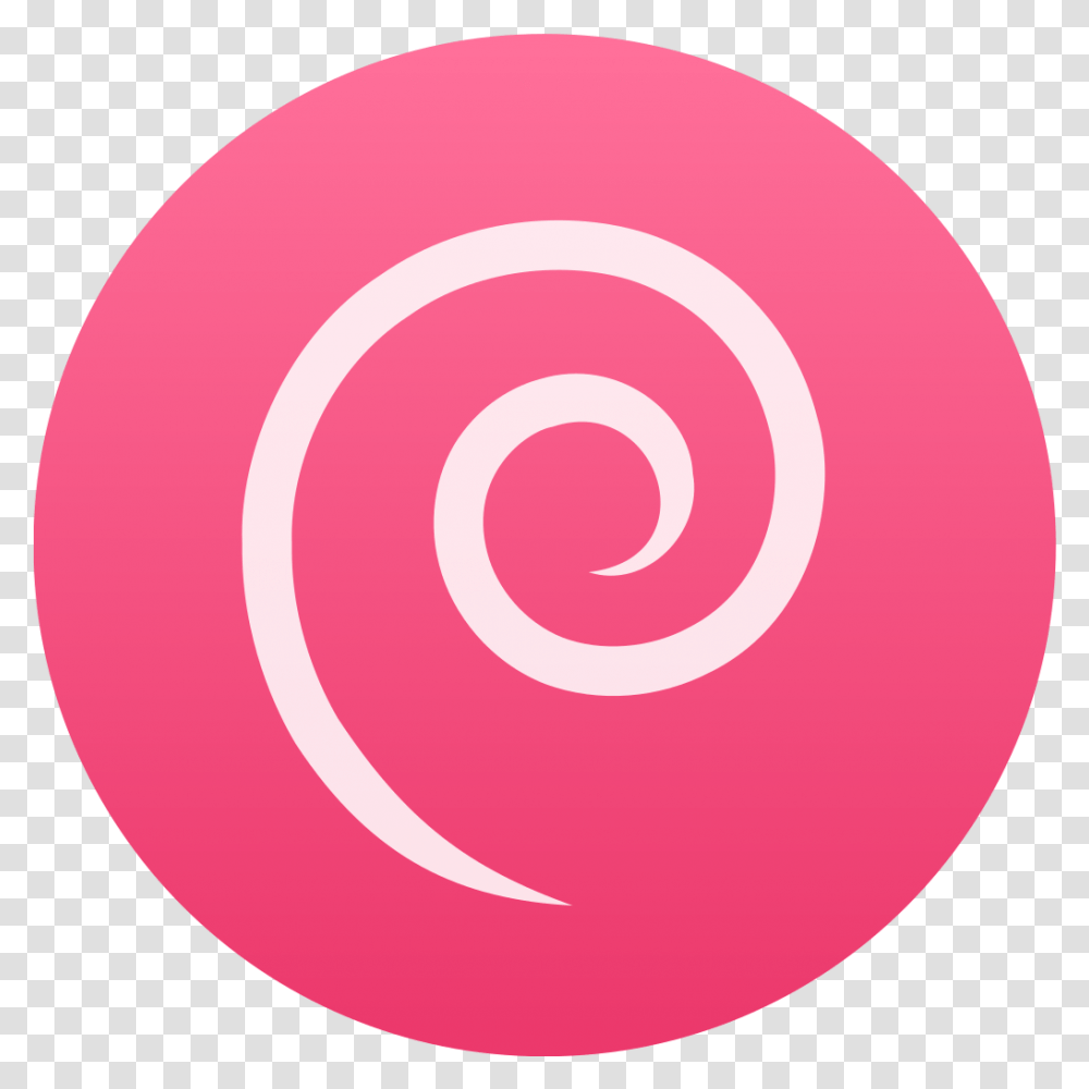 Antu Distributor Debian Logo Svg, Spiral, Food, Coil, Candy Transparent Png