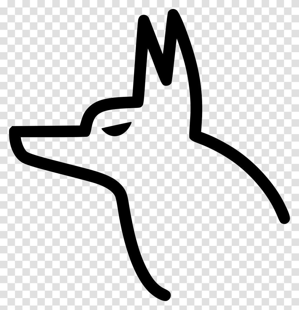 Anubis Icon Free Download, Stencil, Animal, Label Transparent Png