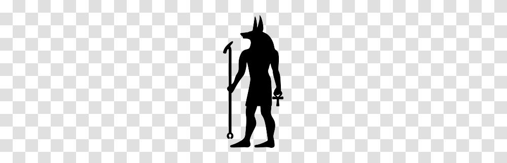 Anubis Silhouette Free Egyptian While, Person, Human, Stick Transparent Png