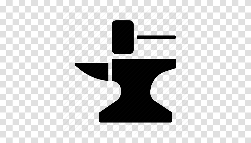 Anvil Blacksmith Hammer Industry Iron Metalurgy Steel Icon, Tool, Piano, Leisure Activities, Musical Instrument Transparent Png