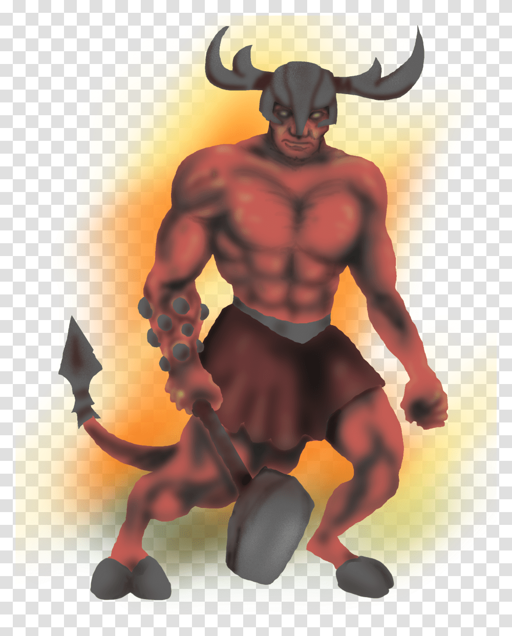 Anvil Devil Action Figure, Person, Torso, Hand Transparent Png