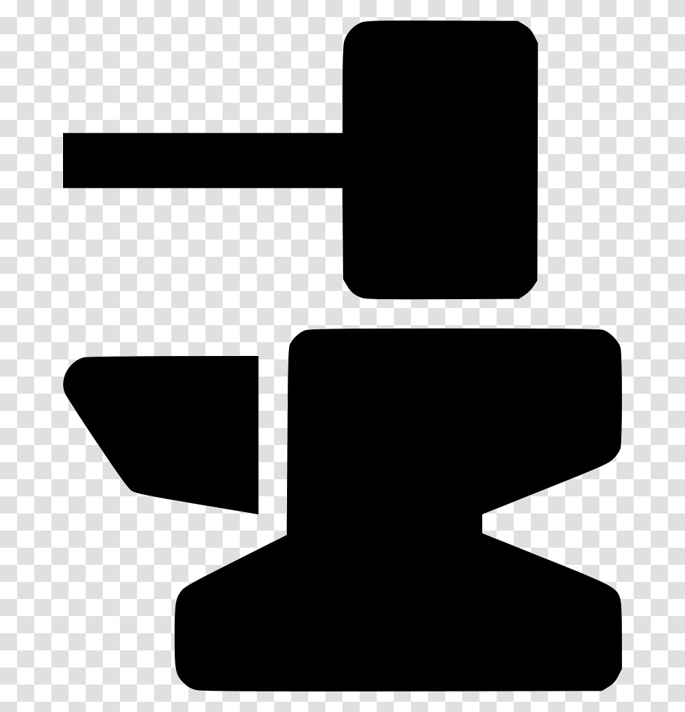 Anvil Icon, Silhouette, Stencil, Tool Transparent Png