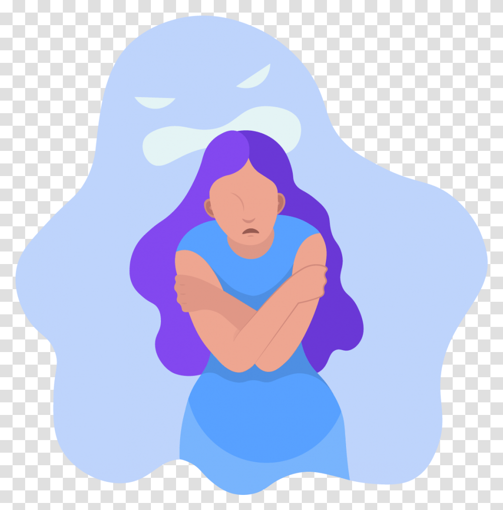 Anxiety Attack What It Feels Like Causes & How To Cope For Women, Outdoors, Nature, Washing, Kneeling Transparent Png