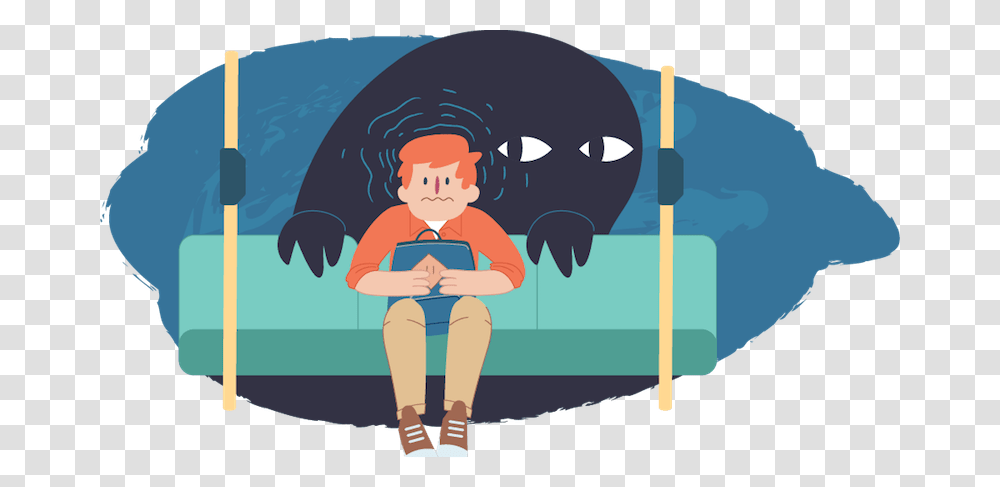 Anxiety, Person, Reading, Video Gaming Transparent Png