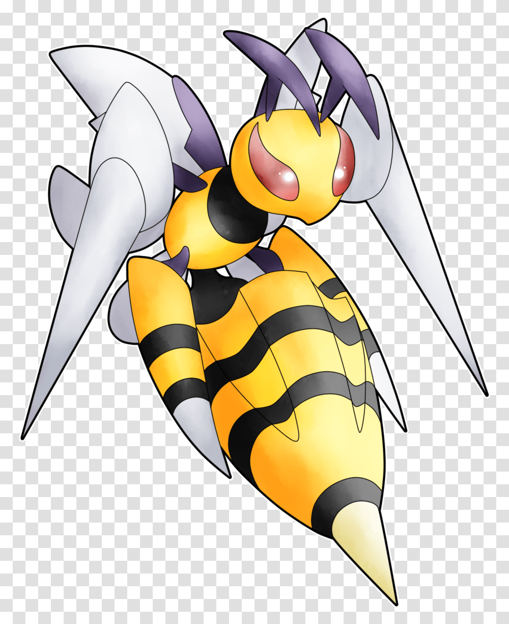 Anybody Know If I Can Use Mega Beedrill In Pokemon Pokemon Mega Evolution Beedrill, Wasp, Insect, Invertebrate, Animal Transparent Png