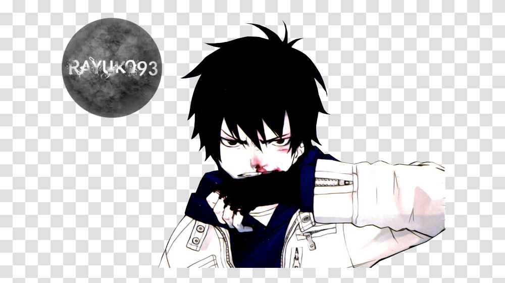 Ao No Exorcist Rin Flame Download Blue Exorcist Blue Flame, Person, Human, Manga, Comics Transparent Png