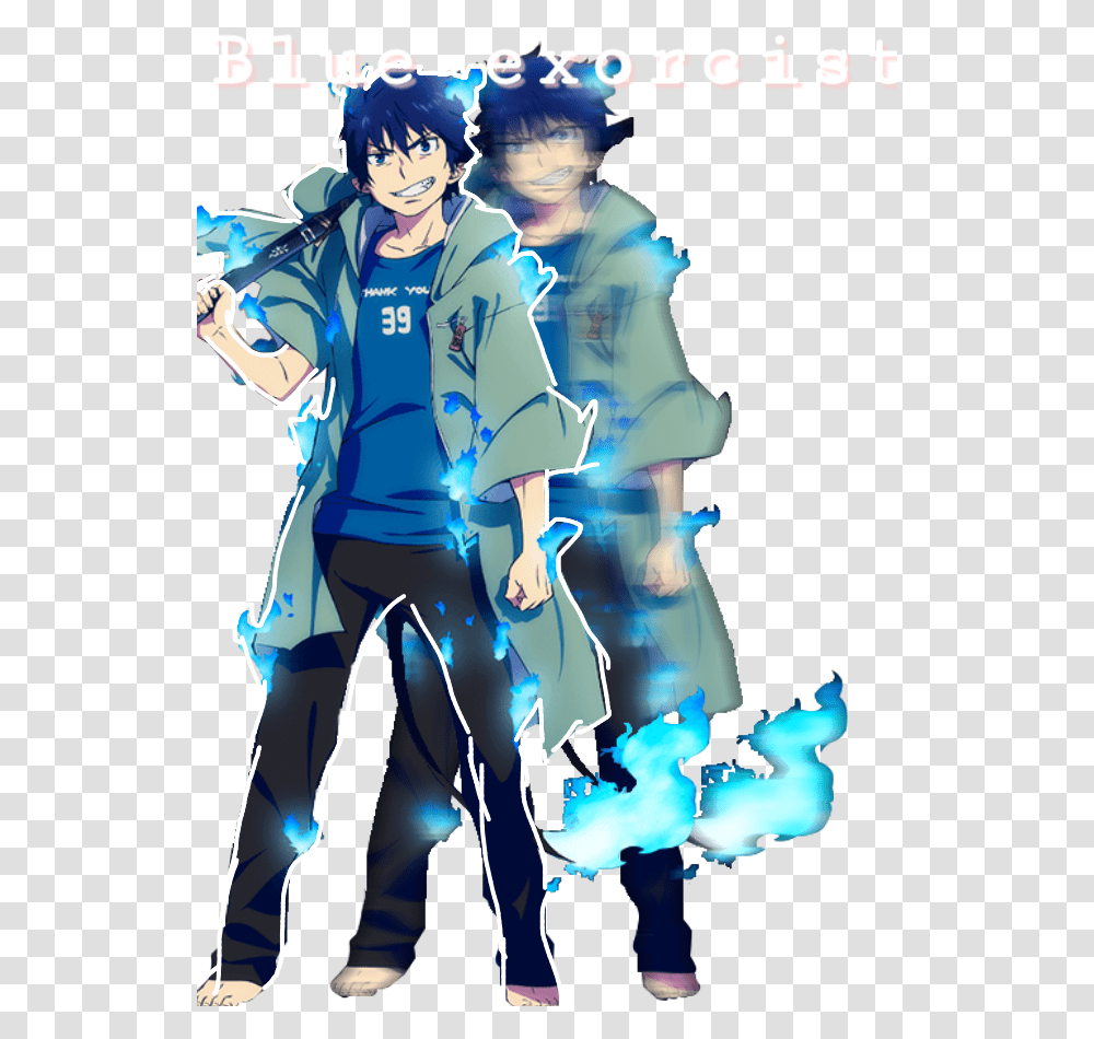 Ao No Exorcist Rin Okumura No Background, Person, Costume, People Transparent Png