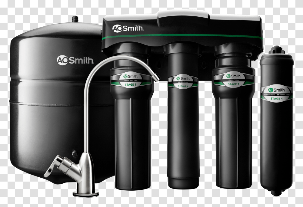 Ao Smith Under Sink Water Filter, Mixer, Appliance, Sink Faucet, Cylinder Transparent Png