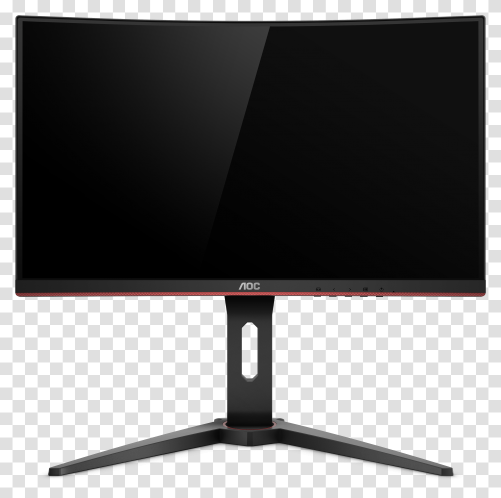 Aoc C27g1 27 Curved Frameless Gaming Monitor, Screen, Electronics, Display, LCD Screen Transparent Png