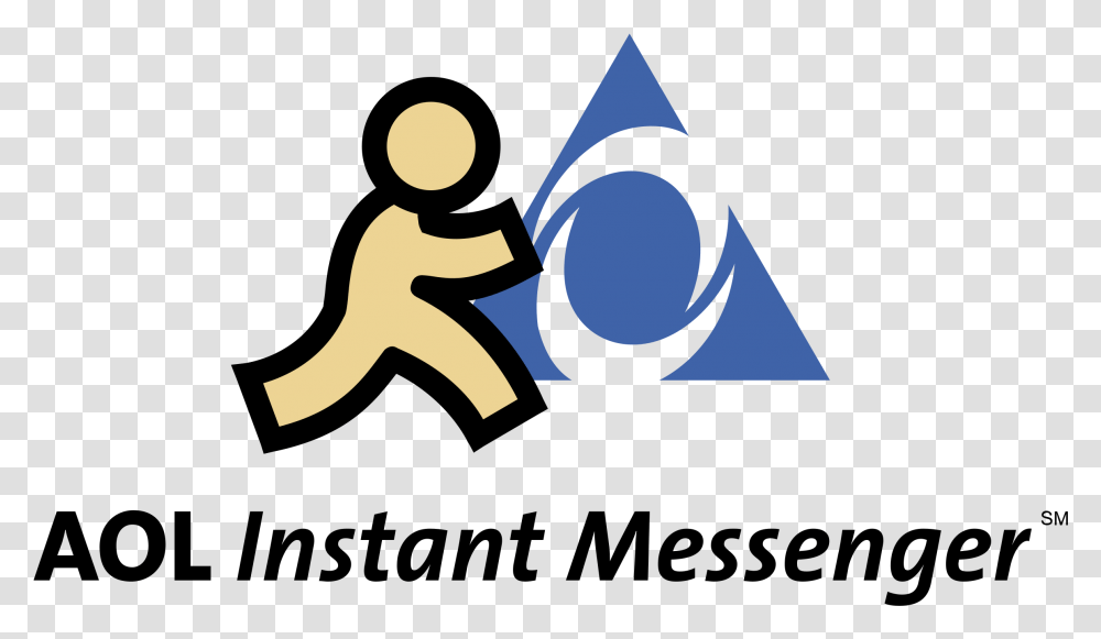 Aol Instant Messenger Logo Aol Instant Messenger Logo, Sport, Word, Outdoors Transparent Png