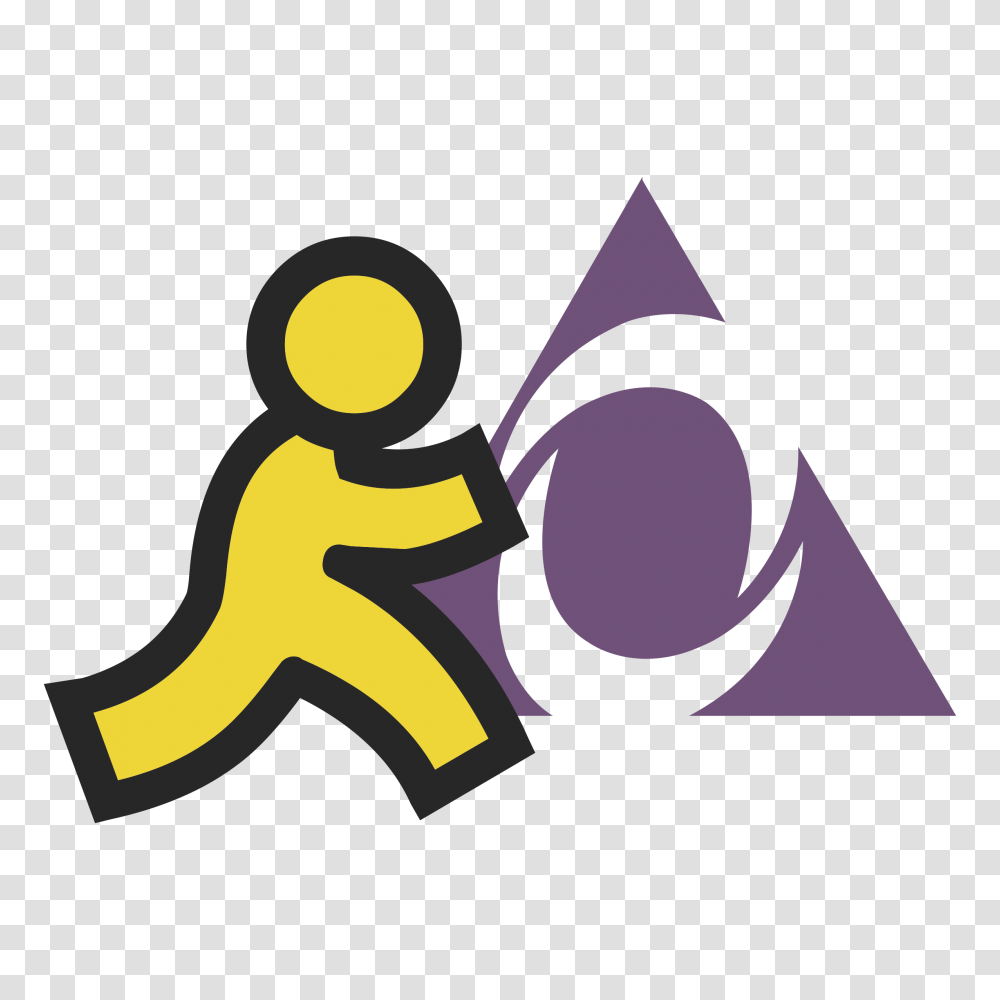 Aol Instant Messenger Logo Vector Transparent Png