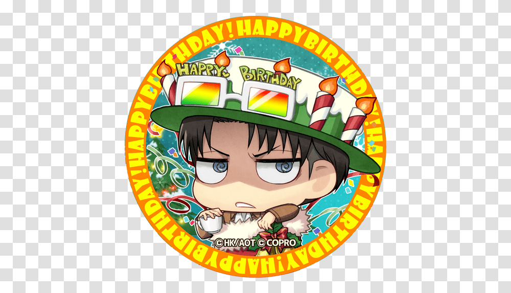 Aot Birthday Icon, Label, Text, Helmet, Clothing Transparent Png