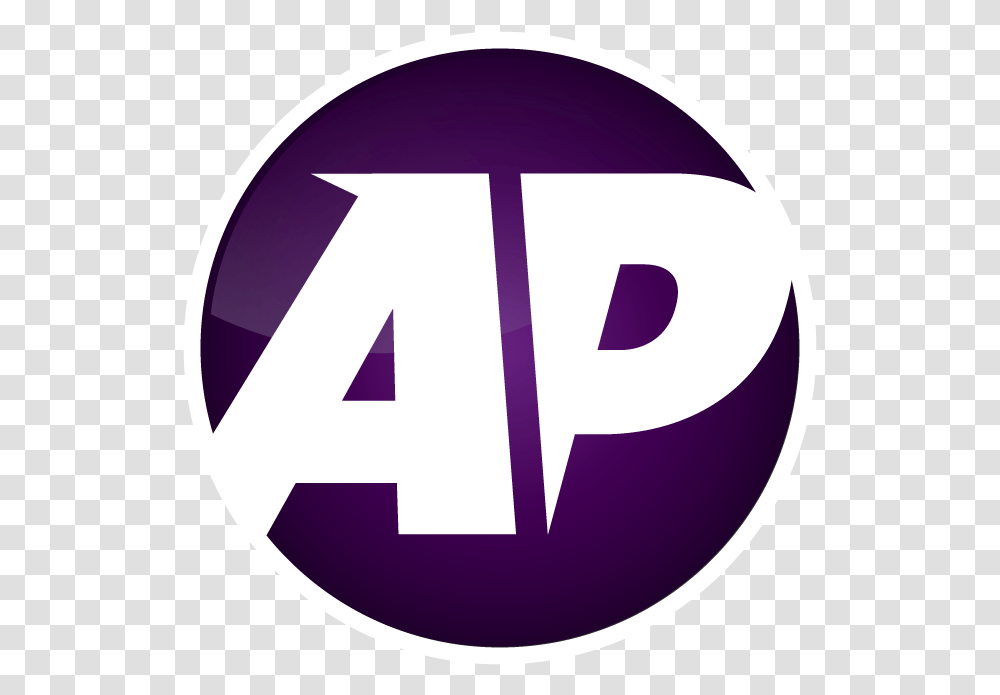 Ap Logo Purple Image Hd Ap Logo Hd, Symbol, Trademark, Sign, Road Sign Transparent Png