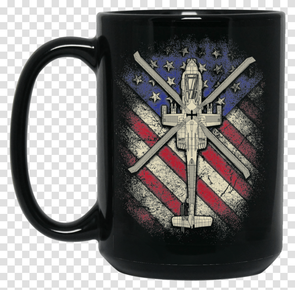 Apache Helicopter, Coffee Cup, Jug, Stein, Clock Tower Transparent Png