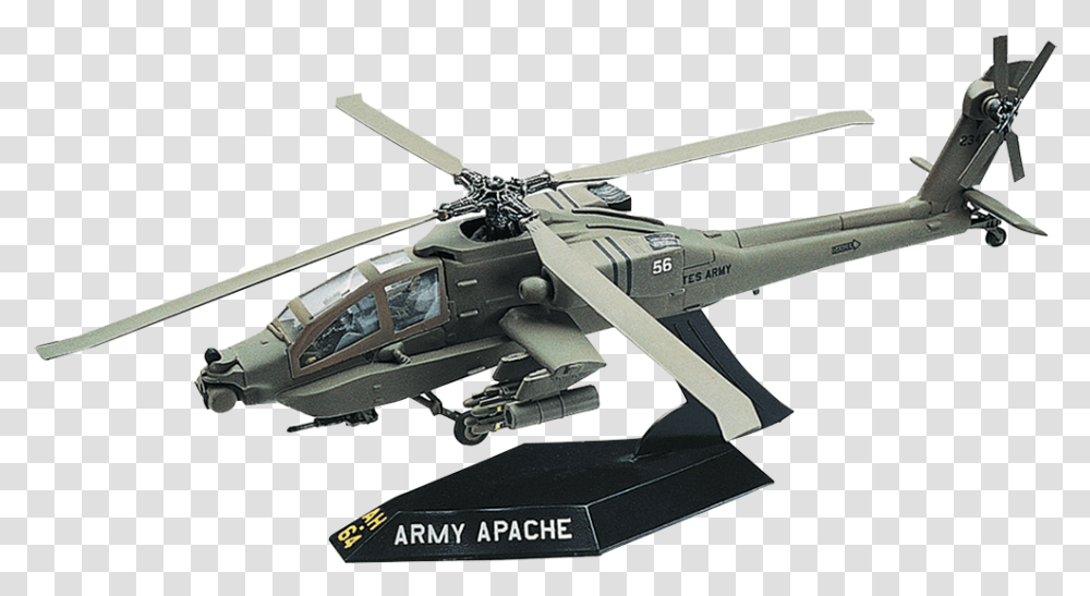 Apache Helicopter Model Model Apache Helicopter, Aircraft, Vehicle, Transportation Transparent Png