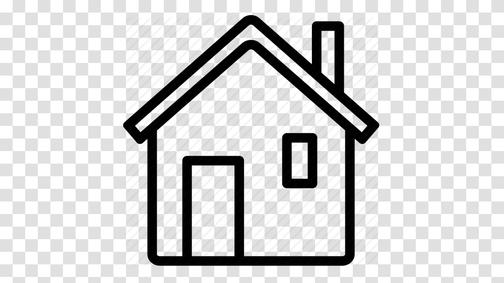 Apartment Architecture Building Exterior Home House Outline Icon, Housing, Urban, Brick, Roof Transparent Png
