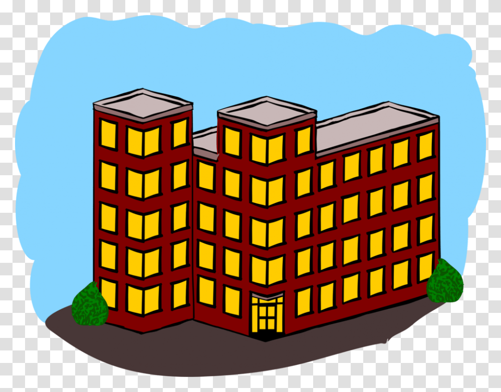 Apartment House Building Dwelling Real Estate, Hotel, Office Building, Urban, Architecture Transparent Png