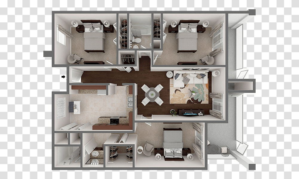 Apartments For Rent In Boca Raton Floor Plan, Diagram, Plot Transparent Png