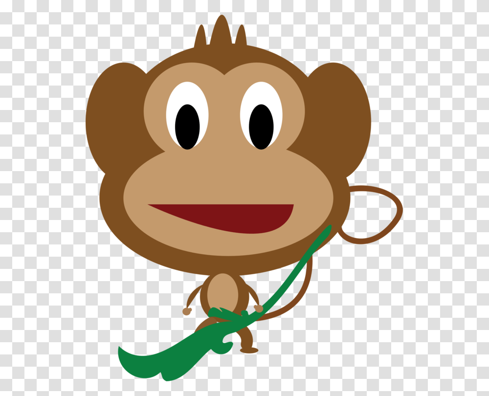 Ape Cartoon Baby Monkeys Mammal, Rattle Transparent Png