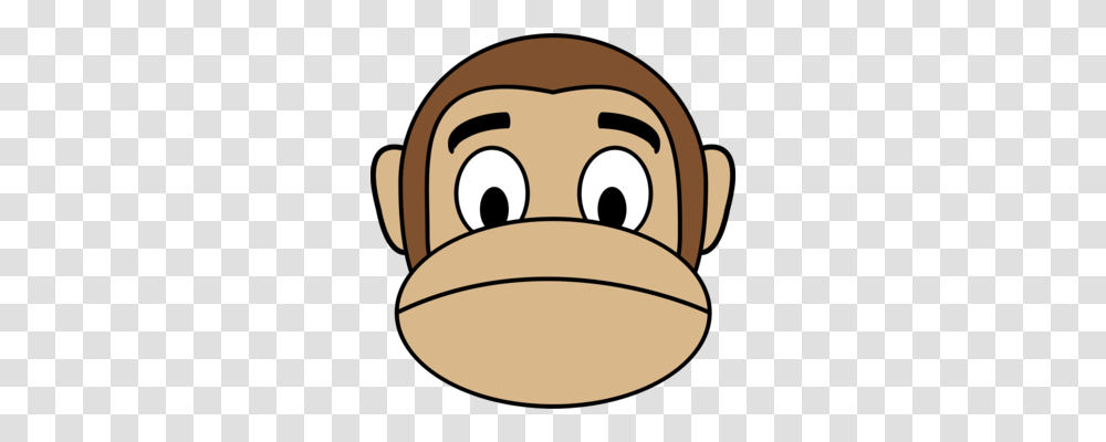 Ape Chimpanzee Primate Monkey Cartoon, Head, Lamp, Piggy Bank Transparent Png