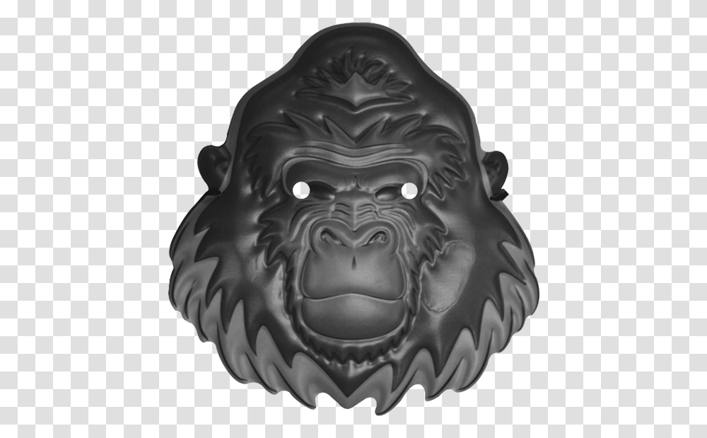 Ape Clipart Gorilla Mask Western Gorilla, Person, Human, Ornament Transparent Png