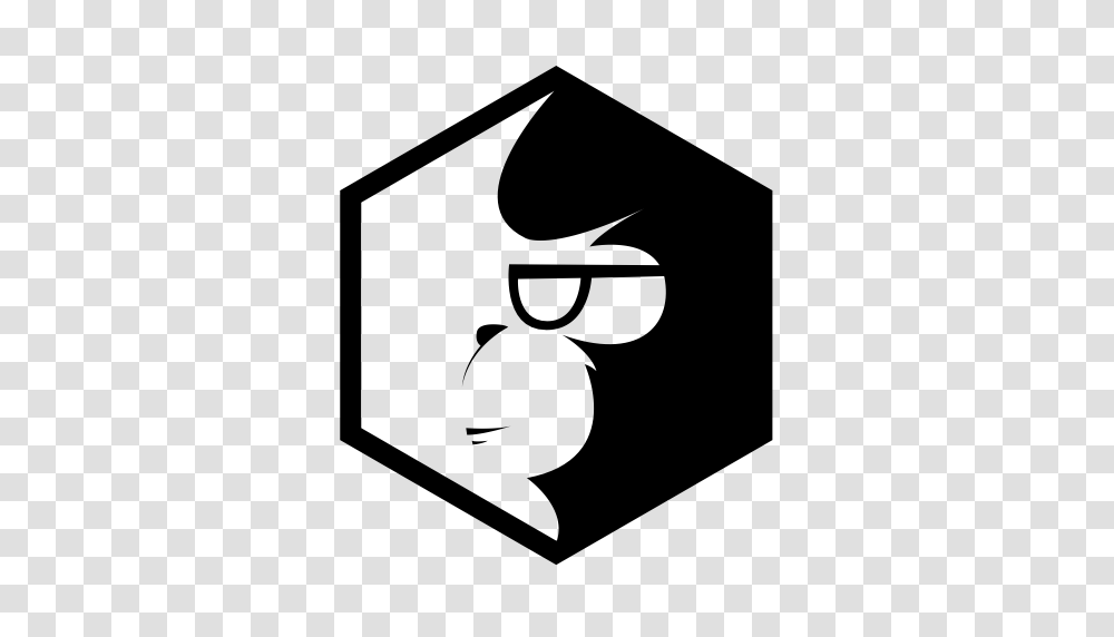 Ape Creates Ape Mark Forest Monkey Monkey Icon With, Gray, World Of Warcraft Transparent Png