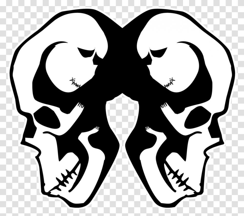 Ape Logo Skulls Original, Stencil Transparent Png