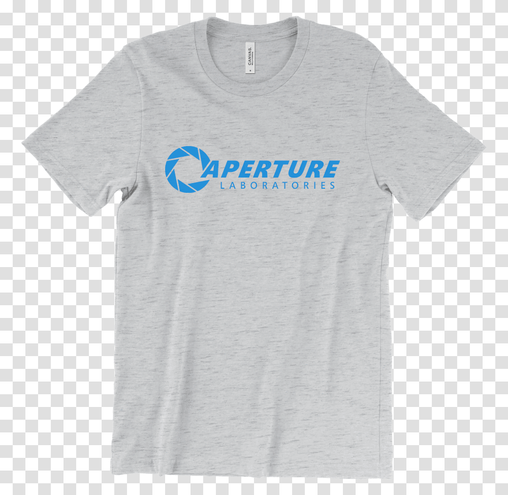 Aperture Laboratories Blue Logo T Shirt T Shirt, Apparel, T-Shirt Transparent Png