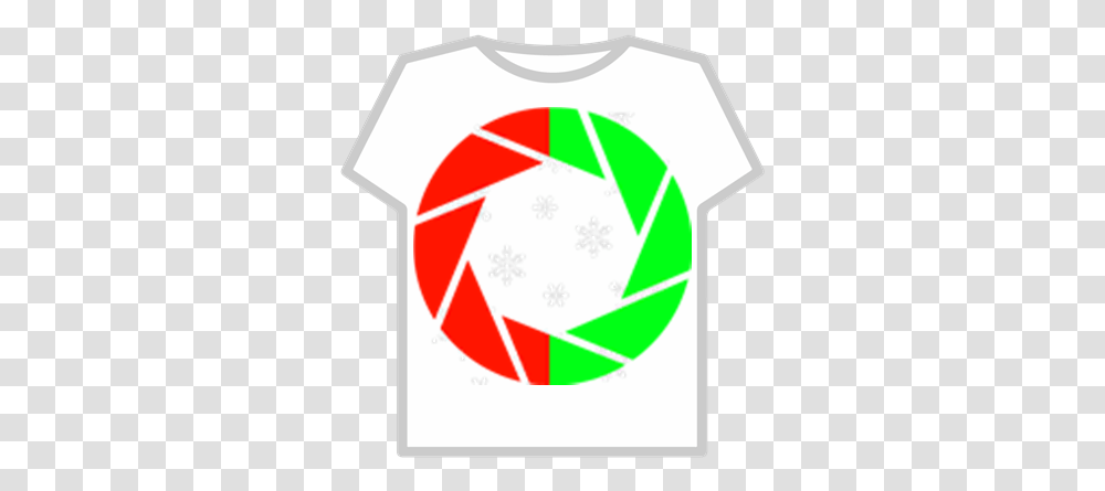 Aperture Science Christmas Logo Aperture Science Logo, Clothing, Apparel, T-Shirt, Undershirt Transparent Png