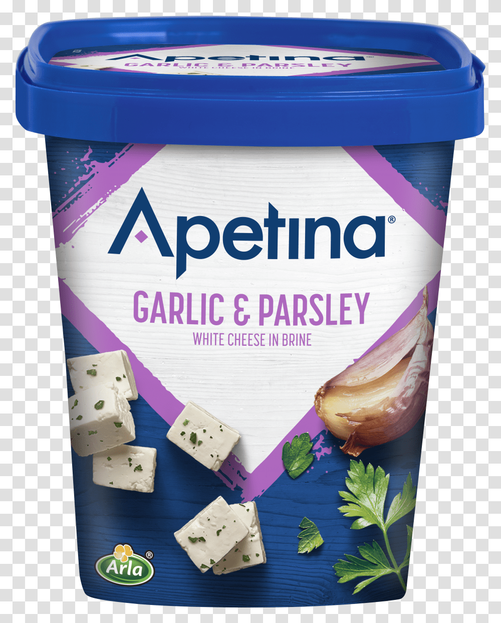Apetina Garlic Amp Parsley White Cheese Cubes In Brine Apetina Red Peppers Amp Chilli Feta Cubes Transparent Png