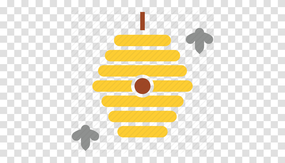Apiary Bee Comb Hive Honey Insect Nectar Icon, Coil, Spiral Transparent Png