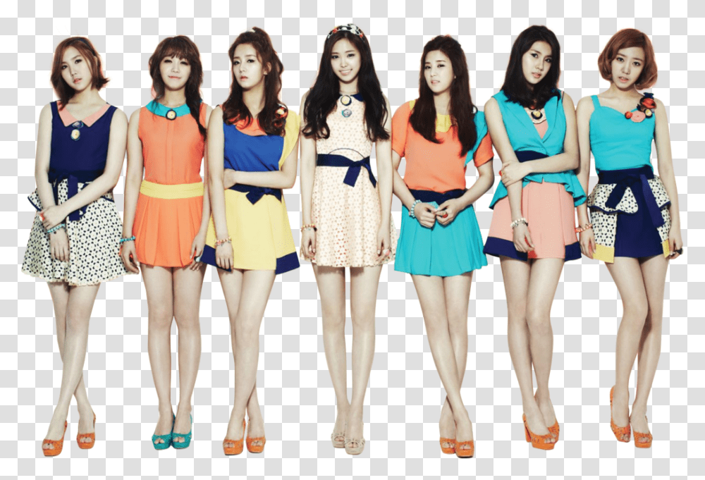 Apink Apink Une Annee Album Cover, Person, Female, Dress Transparent Png