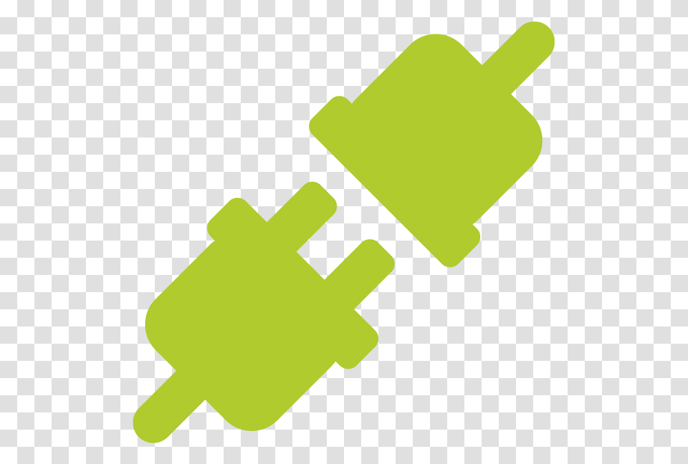 Apm Plug In Icon, Adapter, Green, Cowbell Transparent Png