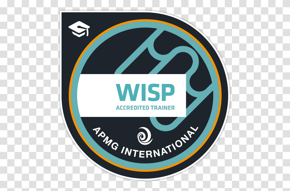 Apmg Accredited Trainer Wisp, Label, Logo Transparent Png