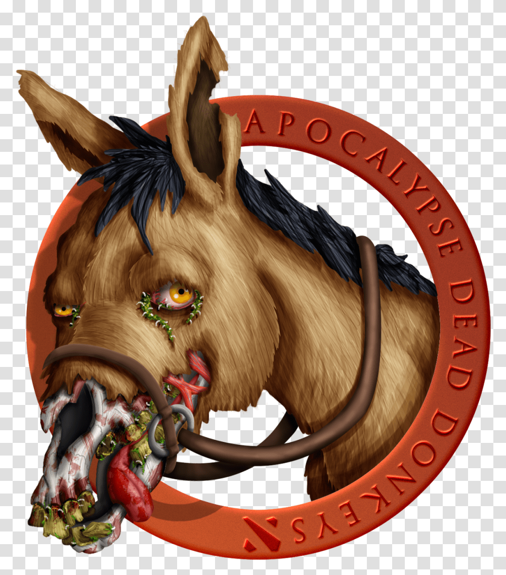 Apocalypse Dead Donkeys Mane, Horse, Mammal, Animal, Logo Transparent Png