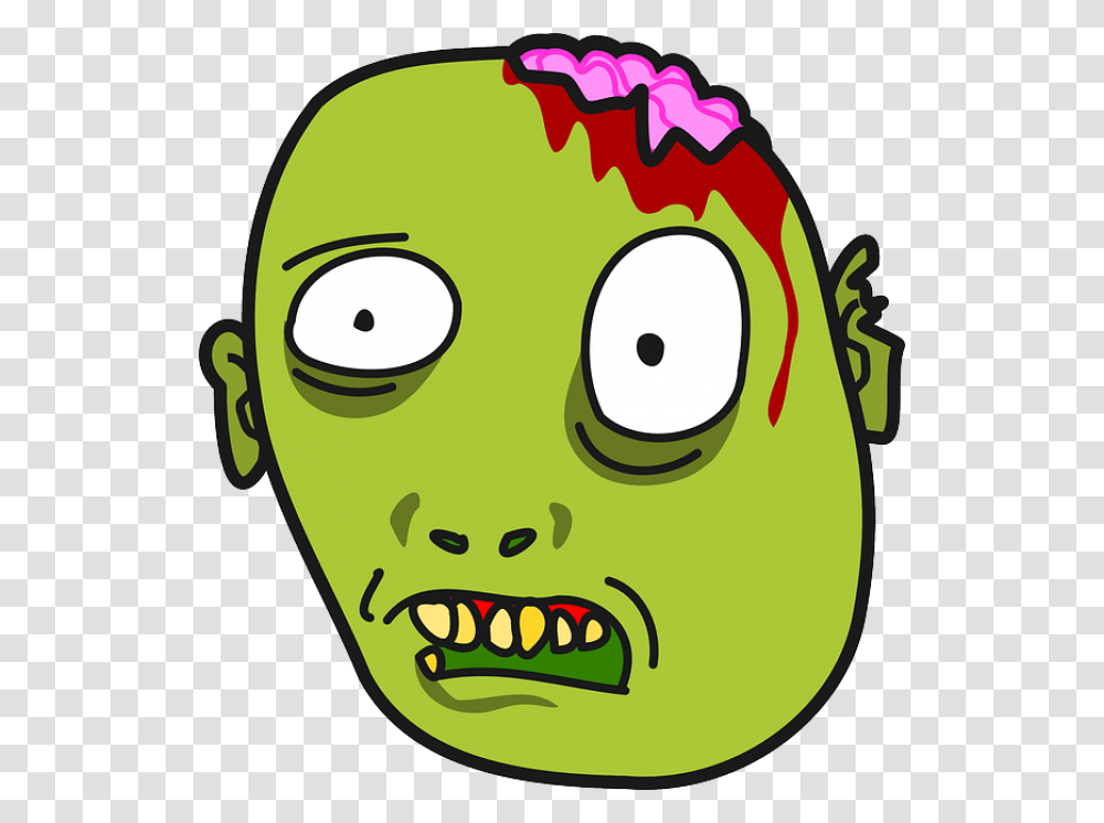 Apocalyptic Clipart Zombie Head, Plant, Face, Giant Panda Transparent Png