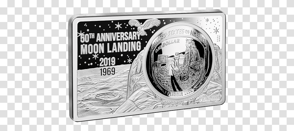 Apollo 11 Silver Coin And Bar Set, Money, Clock Tower, Architecture, Building Transparent Png